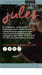 Mobile Screenshot of juleshenson.com