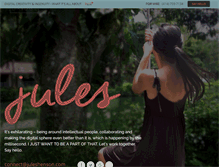 Tablet Screenshot of juleshenson.com
